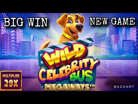 * NEW GAME * WILD CELEBRITY BUS MEGAWAYS * BIG WIN * Pragmatic Play Slot * Corneyslots Big Win *