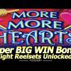 SUPER BIG WIN in More More Hearts Slot Machine with Eight Reelsets unlocked at Yaamava Casino!