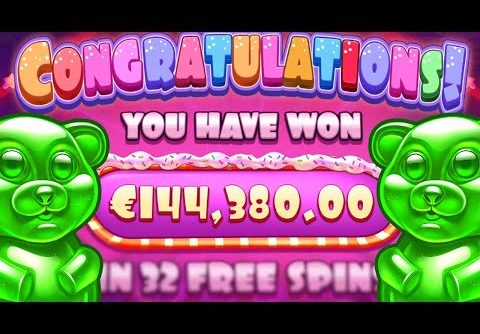 SUGAR RUSH SLOT 🤑 IS ON FIRE 🔥 MEGA BIG WINS‼️ *** 32 FREE SPINS ***