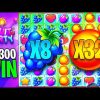 Super Big WIN On Fruit Party! Insane Wins & Crazy Luck! Massive Bonus Buys