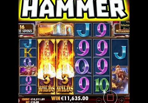 POWER OF THOR MEGAWAYS SLOT 😱 MEGA BIG WIN 🔥 BONUS OMG #shorts