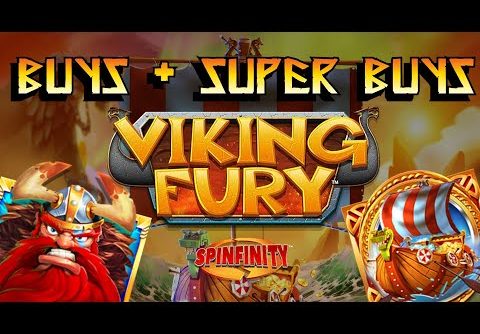 *NEW SLOT* VIKING FURY SPINFINITY BONUS BUYS & SUPER BUYS CAN WE GET A BIG WIN?