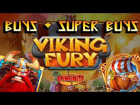 *NEW SLOT* VIKING FURY SPINFINITY BONUS BUYS & SUPER BUYS CAN WE GET A BIG WIN?