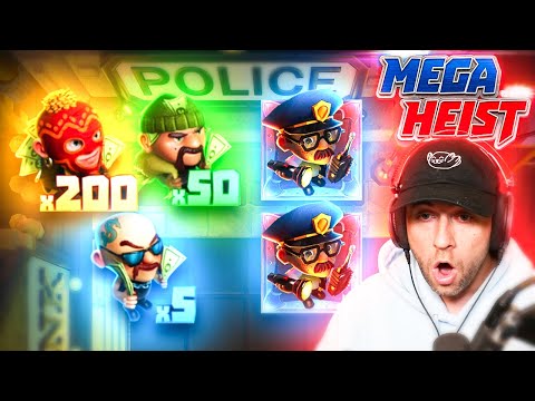 HUNTING the MAX STAGE on this *NEW* RELAX slot MEGA HEIST!! (Bonus Buys)