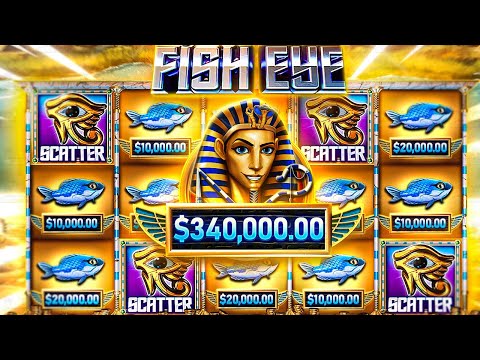 MY RECORD $340,000+ WIN On FISH EYE SLOT!! (RARE STAGE)