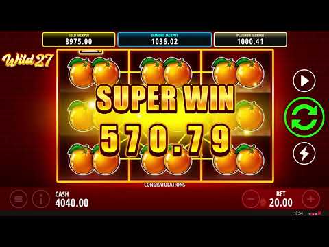 Wild 27 (Fazi) 🤑🤑 Online Slot SUPER MEGA BIG WIN! 🍊