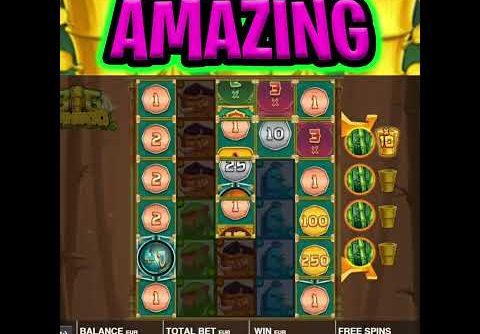 BIG BAMBOO SLOT 🤑 BIG WIN SO MANY GOLDEN COINS FREE SPINS‼️ #shorts