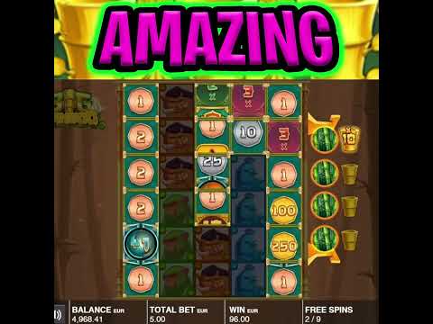 BIG BAMBOO SLOT 🤑 BIG WIN SO MANY GOLDEN COINS FREE SPINS‼️ #shorts