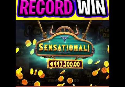 WILD WEST DUELS SLOT 😵 SUPER RARE BONUS 🔥 MY BIGGEST EVER RECORD WIN‼️ #shorts