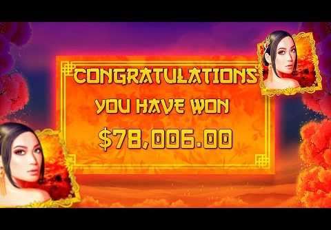 MY BIGGEST WIN EVER ON FLOATING DRAGON MEGAWAYS!! ($78,000 RECORD WIN)