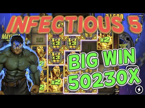 🔥 PLAYER HITS INFECTIOUS 5 BIG WIN 💥 MUST SEE 🎰 (NOLIMIT CITY)