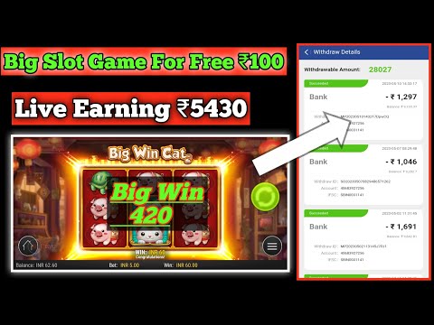 Big Win Slot ₹100🤑 / New slot meta game / New Rummy 51 / Today Teen patti Earning App