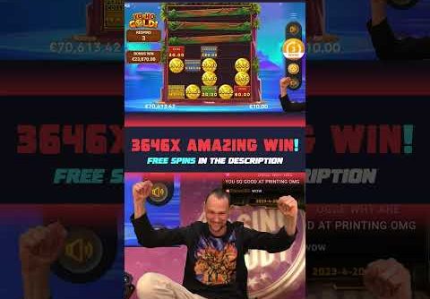 3600x Big Win on YO-HO GOLD Slot by CasinoDaddy