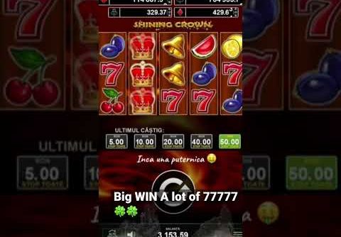 🍀💥Fruit slot BIG WIN with 7777777👀 RO SLOTS 🍀🙏 #slots #shortsvideo #casino #bigwin #onlineslots