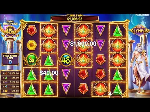 GATES OF OLYMPUS – HIT CROWNS with 48X MULTIPLER – HUGE TUMBLE WIN – BIG WIN BONSU BUY SLOT ONLINE