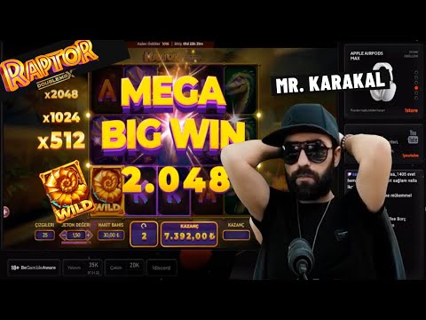 RAPTOR MEGA BIG WIN! 🏆 | #casino #slot #pragmatic #raptor