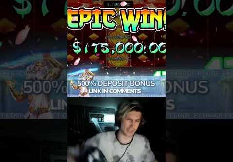 XQC BIGGEST WIN IN SLOTS #xqc #slot #slots #casino #win