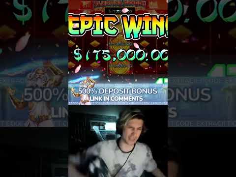 XQC BIGGEST WIN IN SLOTS #xqc #slot #slots #casino #win