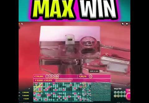 MY FIRST MAX WIN EVER MEGA BALL 🤑 €500.000 JACKPOT WIN OMG MUST SEE‼️ #shorts