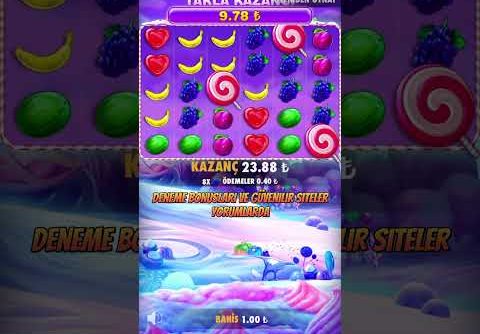 Bonanza Diyarından Ufak Bir Hediye Geldi – Sweet Bonanza Big Win – #casino #slot #shorts