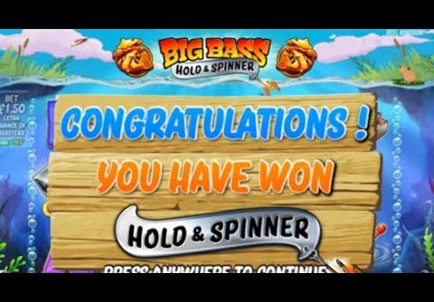 💥 💥 BIG WIN ON BIG BASS HOLD & SPINNER 💥 💥 #slots #bigwin
