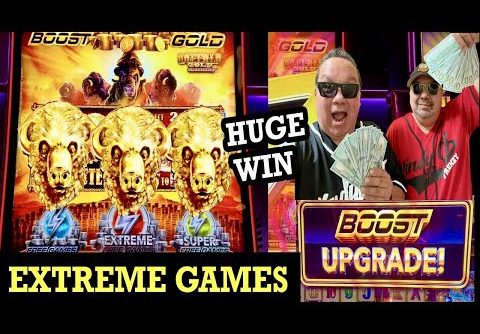 OMG! HUGE WIN! EXTREME GAMES! WONDER 4 BOOST GOLD SLOT! LAS VEGAS