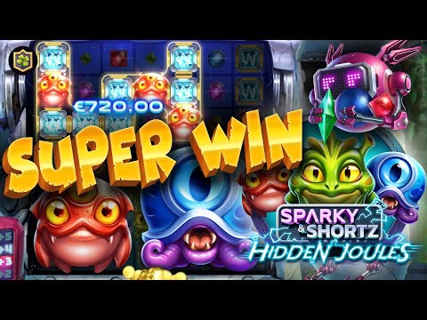 Super Massive Win! 🤑 Sparky and Shortz Hidden Joules 🤑 NEW Online Slot – EPIC Big WIN – Play’n GO