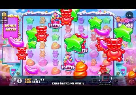 SUGAR RUSH | SON SPİN UZATMAYLA BİG WİN YOLCULUĞU!!! #sugarrush#sugarrushslot#slot