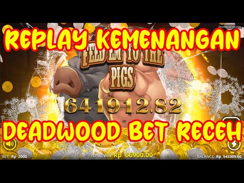 SLOT NO LIMIT CITY ⚡ DEADWOOD BET RECEH ⚡ REPLAY KEMENANGAN BET RECEH BIG WIN  ⚡ #nolimitcity