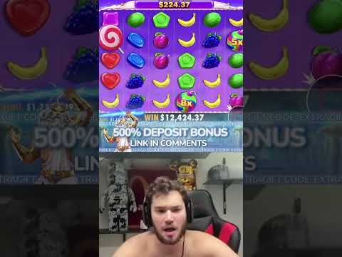 ADIN ROSS HUGE WIN ON SWEET BONANZA #adinross #slot #slots #casino #sweetbonanza