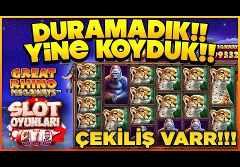 SLOT OYUNLARI 🦍 GREAT RHINO MEGAWAYS BIG WIN 🦍 1000TL NAKİT ÖDÜL 🎁 #slot #slotoyunları #casino