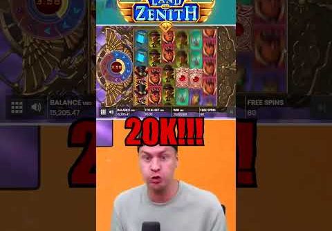 HIGH STAKES BIG WIN ON LAND OF ZENITH! #casino #slot #bigwin