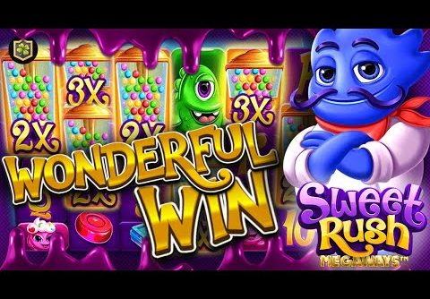 Community Member Lands Record Win On 😱 Sweet Rush MEGAWAYS New Online Slot – EPIC Big WIN – BGaming