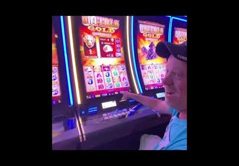 Big Win Harrahs Cherokee Casino ! $20 in  The Buffalo Slot! We cashed Out $1300!