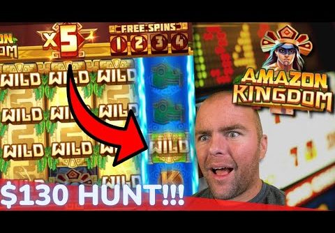 INSANE 🤪 Big Win on Amazon Kingdom! 💵💵💵 – Daily 🎯🎰💰 Slots Bonus Hunt!