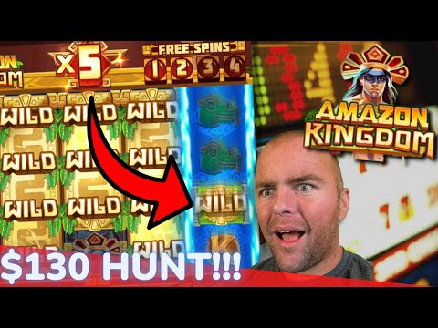 INSANE 🤪 Big Win on Amazon Kingdom! 💵💵💵 – Daily 🎯🎰💰 Slots Bonus Hunt!