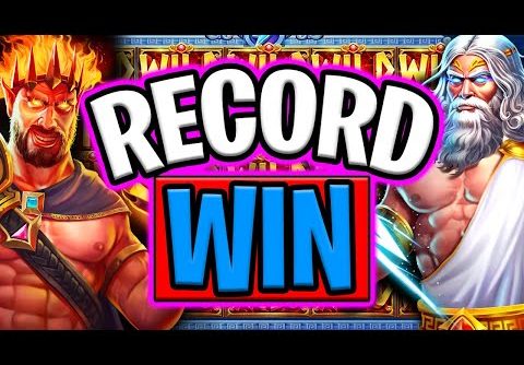 MY BIGGEST WIN 🤑 ON ZEUS VS HADES GODS OF WAR SLOT 🔥 MEGA JACKPOT OMG‼️