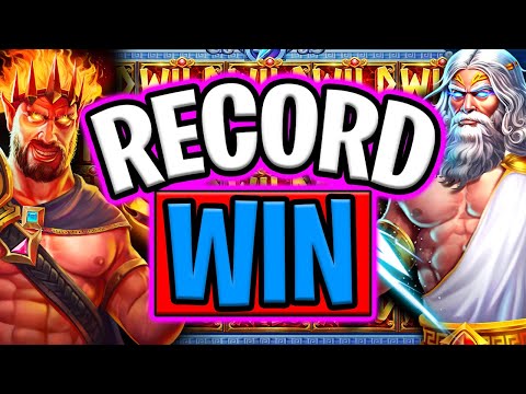 MY BIGGEST WIN 🤑 ON ZEUS VS HADES GODS OF WAR SLOT 🔥 MEGA JACKPOT OMG‼️