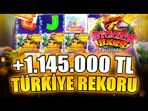 Bigger Bass Blizzard ❄️ TÜRKİYE REKORU ❄️ +1.145.000 TL REKOR ❄️ 10x’E ÇIKTIK REKOR KIRDIK❄️ Big Win