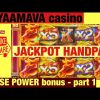 SUPER BIG WIN REELS OF WHEELS HORSE POWER slot machine JACKPOT $$$ HANDPAY – 1st bonus