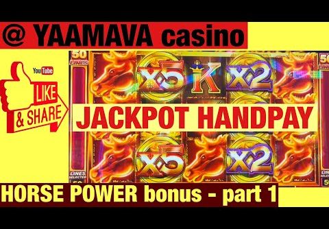 SUPER BIG WIN REELS OF WHEELS HORSE POWER slot machine JACKPOT $$$ HANDPAY – 1st bonus