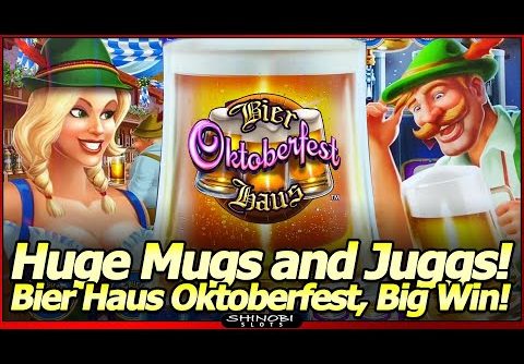 Bier Haus Oktoberfest Slot – Heidi drops HUGE Mugs in Big Win Free Spins Bonus