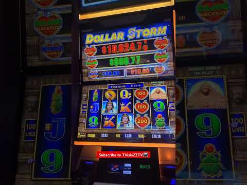 SLOT MACHINE PLAY AND #MEGA WIN AT #CASINO #slots #slot #slotmachine #shorts #shortsvideo