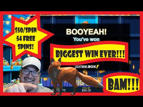 BIGGEST WIN EVER!! – CHICKEN FOX SLOT ONLINE – UNLEASHED SLOTS – $50.00 SPINS – HUGE RETURN!!!