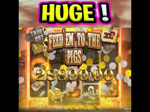 DEADWOOD SLOT 🤑 SUPER BONUS 🔥 MASSIVE BIG WIN WITH A HUGE MULTIPLIER‼️ #shorts