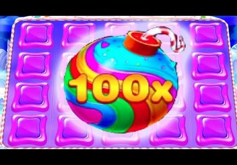 Sweet Bonanza📌 Slot Mega Big Win 100X Multiplier on a huge tumblinge win😱#sweetbonanza