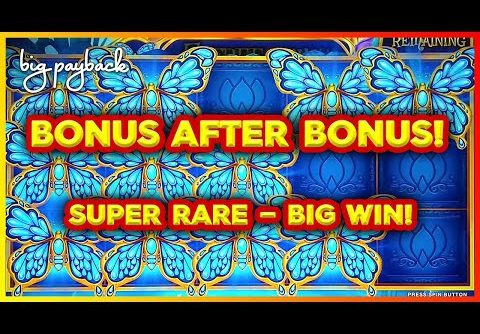 SUPER RARE BONUS AFTER BONUS! Butterfly Rise Slot – BIG WIN!