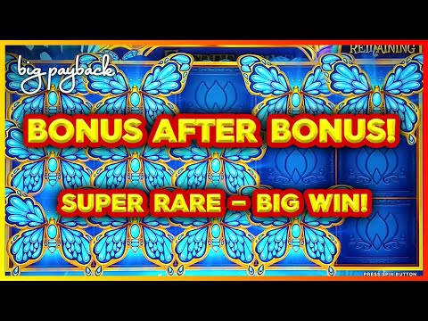 SUPER RARE BONUS AFTER BONUS! Butterfly Rise Slot – BIG WIN!