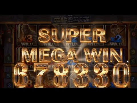 Netent Dead or Alive Super Mega Win | Slot Games | HunnyPlay