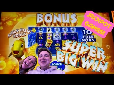 SUPER BIG WIN on Gold Fish Jackpot Games!!